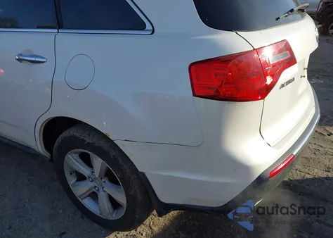 2010 Acura Mdx Technology Package z USA, uszkodzony, nr VIN 2HNYD2H45AH521622